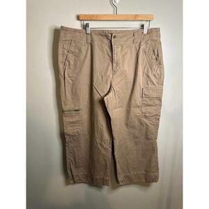 Eddie Bauer Cargo Crop Mercer Fit Pants - Size 18